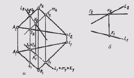 § 61. Пересечение прямой с плоскостью